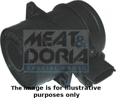 Meat & Doria 86185E - Датчик потока, массы воздуха avtokuzovplus.com.ua