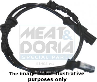 Meat & Doria 90046E - Датчик ABS, частота обертання колеса autocars.com.ua