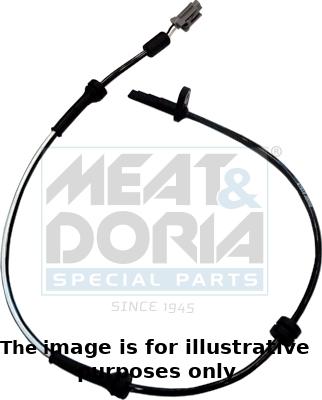 Meat & Doria 90242E - Датчик ABS, частота вращения колеса avtokuzovplus.com.ua