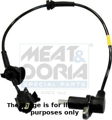 Meat & Doria 90315/1 - Датчик ABS, частота обертання колеса autocars.com.ua