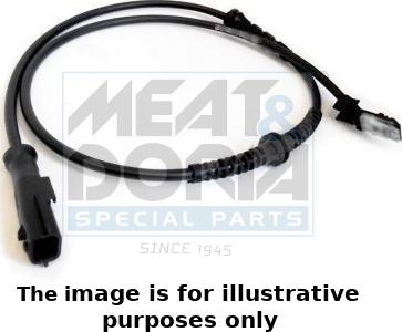 Meat & Doria 90503E - Датчик ABS, частота обертання колеса autocars.com.ua