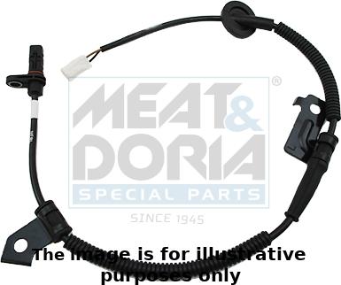 Meat & Doria 90823E - Датчик ABS, частота вращения колеса avtokuzovplus.com.ua