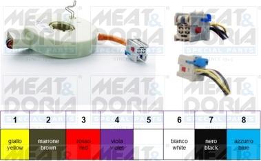 Meat & Doria 93056 - Датчик кута повороту руля autocars.com.ua