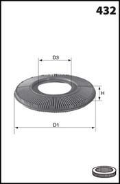 Mecafilter EL3773 - Повітряний фільтр autocars.com.ua