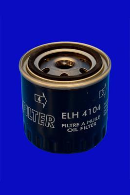 Mecafilter ELH4104 - ELH4104 Фільтр оливи  аналогWL7086-OC976 autocars.com.ua