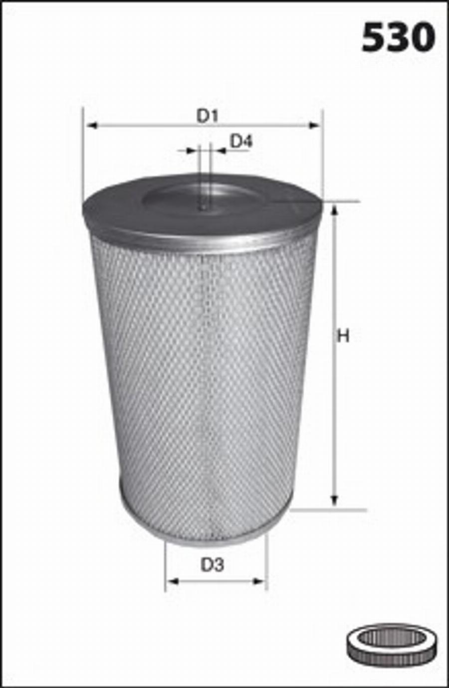 Mecafilter FA1566 - Воздушный фильтр autodnr.net