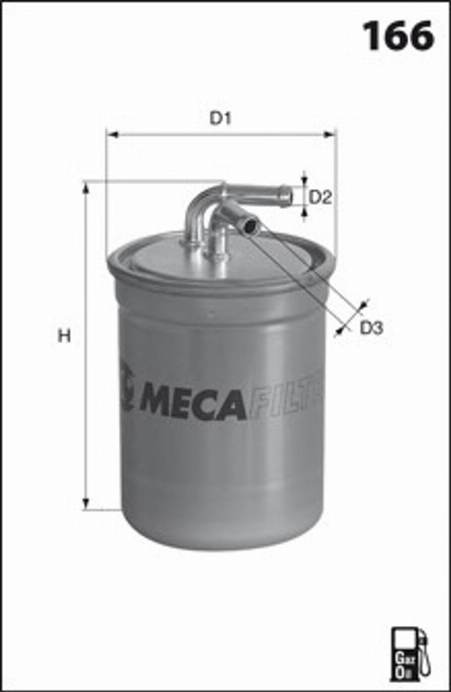 Mecafilter G59 - Топливный фильтр autodnr.net