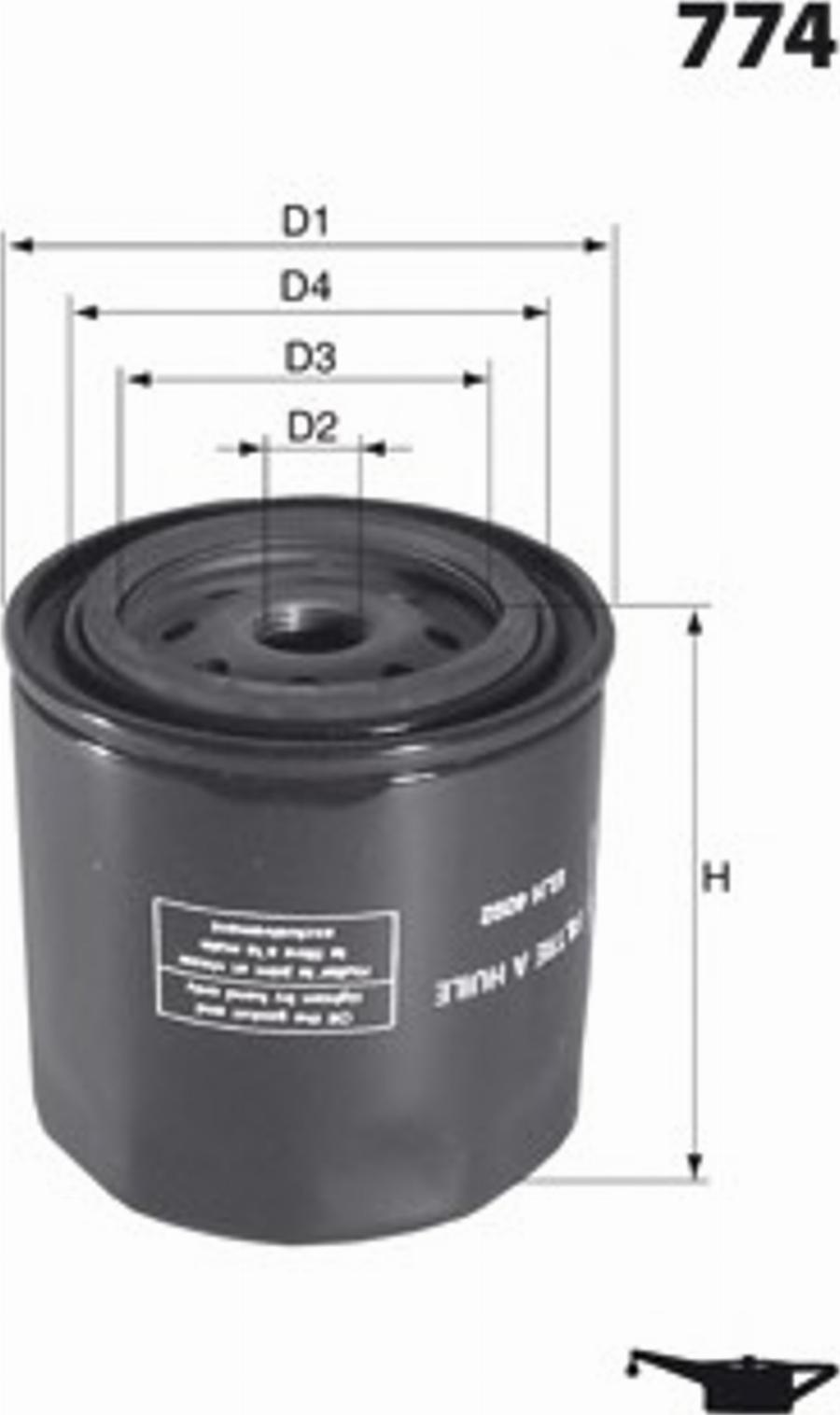 Mecafilter H40 - Масляный фильтр autodnr.net