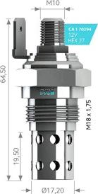 MEHA AUTOMOTIVE MH70294 - Свеча накаливания autodnr.net