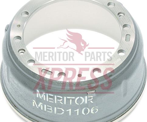 Meritor MBD1062 - Гальмівний барабан autocars.com.ua