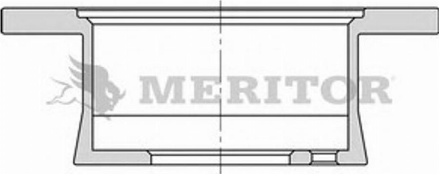 Meritor MBR6012 - Тормозной диск autodnr.net