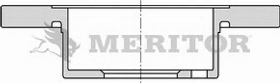 Meritor MBR6039 - Тормозной диск autodnr.net