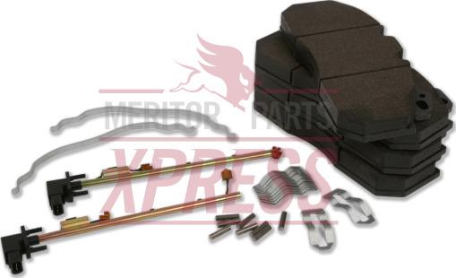 Meritor MDP5060 - Тормозные колодки, дисковые, комплект autodnr.net