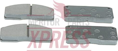 Meritor MDP5116 - Тормозные колодки, дисковые, комплект autodnr.net
