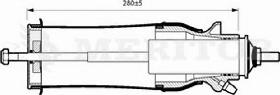 Meritor MLF5102 - Гаситель, кріплення кабіни autocars.com.ua