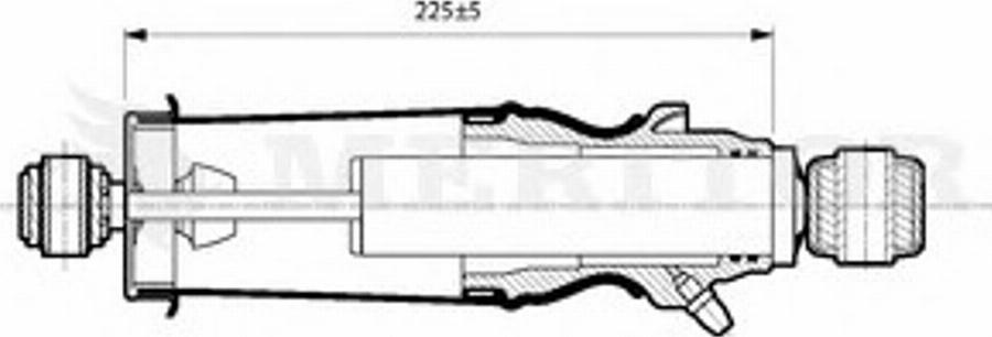 Meritor MLF5104 - Гаситель, крепление кабины avtokuzovplus.com.ua