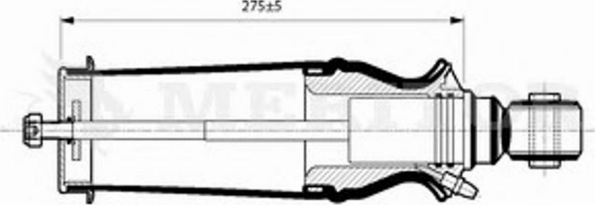 Meritor MLF5109 - Гаситель, кріплення кабіни autocars.com.ua