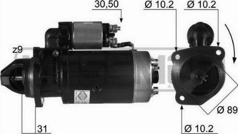 Messmer 11580 - Стартер avtokuzovplus.com.ua