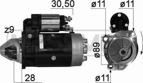 Messmer 11640 - Стартер autocars.com.ua