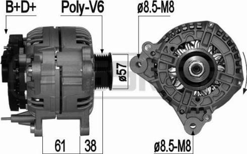 Messmer 209065A - Генератор autocars.com.ua