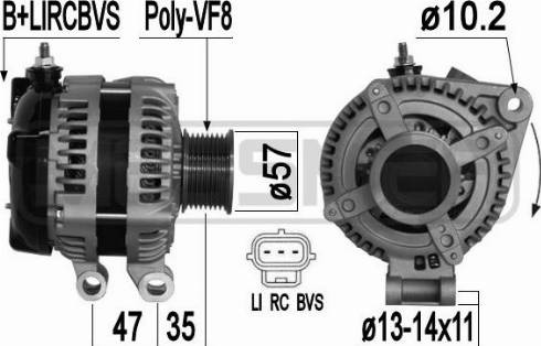 Messmer 209362A - Генератор avtokuzovplus.com.ua