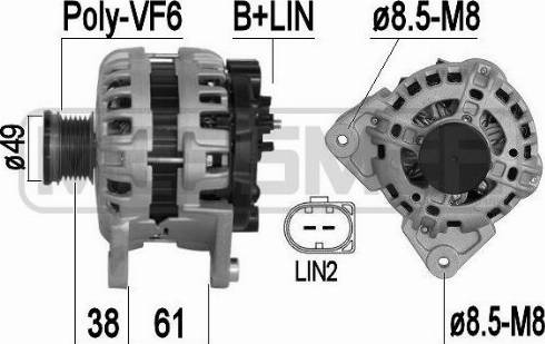 Messmer 209375A - Генератор avtokuzovplus.com.ua