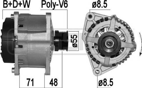 Messmer 209390A - Генератор avtokuzovplus.com.ua