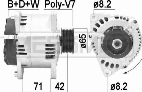 Messmer 209415A - Генератор avtokuzovplus.com.ua