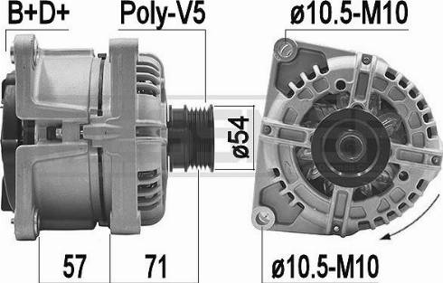 Messmer 209418A - Генератор avtokuzovplus.com.ua