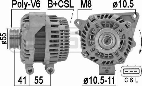 Messmer 209445A - Генератор autocars.com.ua