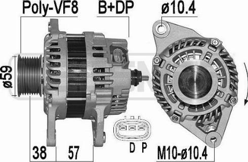 Messmer 209525A - Генератор autocars.com.ua