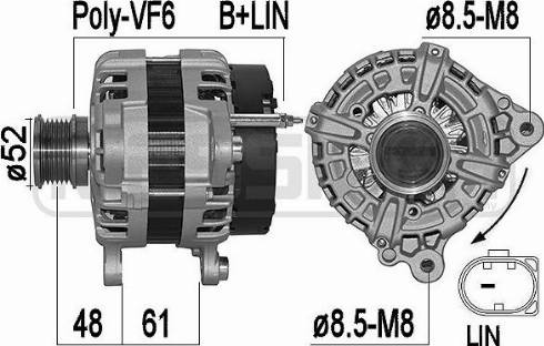 Messmer 209562A - Генератор avtokuzovplus.com.ua