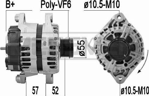 Messmer 209596 - Генератор autocars.com.ua