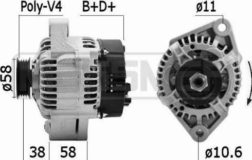 Messmer 209608A - Генератор avtokuzovplus.com.ua