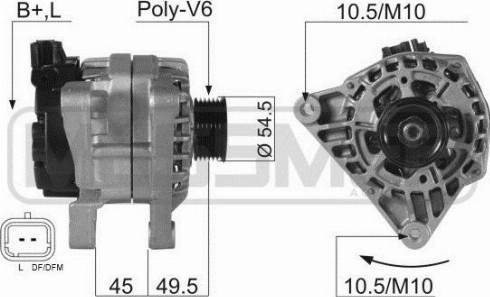 Messmer 210054A - Генератор autocars.com.ua