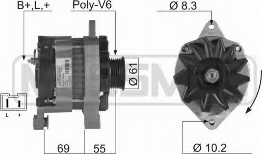 Messmer 210072 - Генератор autocars.com.ua