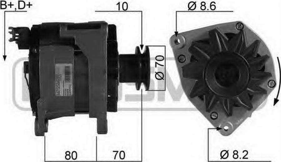 Messmer 210078 - Генератор avtokuzovplus.com.ua