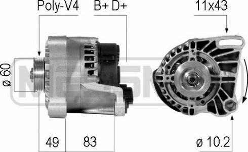 Messmer 210086A - Генератор avtokuzovplus.com.ua