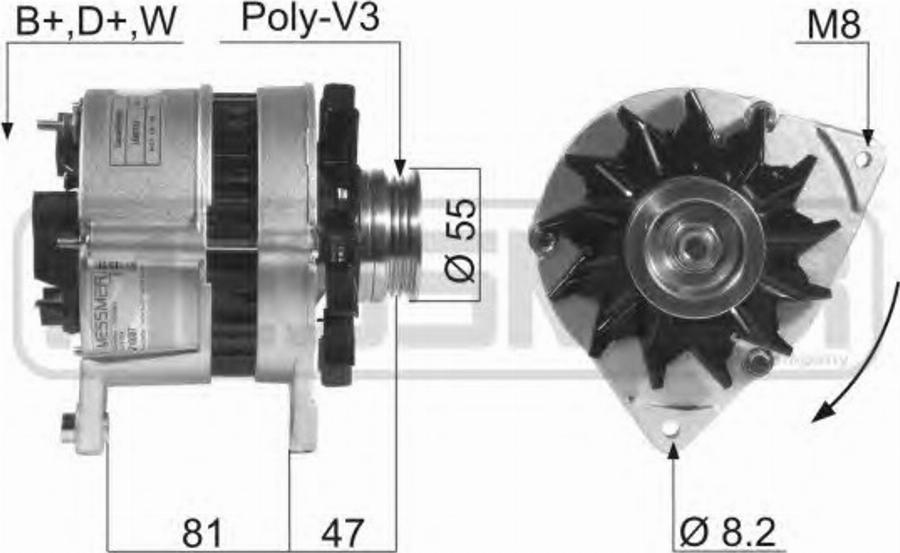 Messmer 210087 - Генератор avtokuzovplus.com.ua