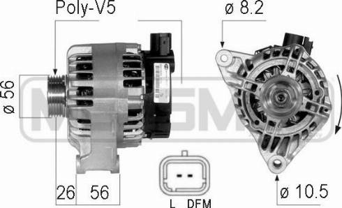 Messmer 210123R - Генератор avtokuzovplus.com.ua