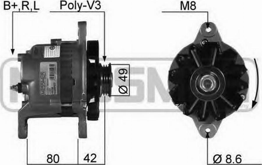 Messmer 210124 - Генератор autocars.com.ua