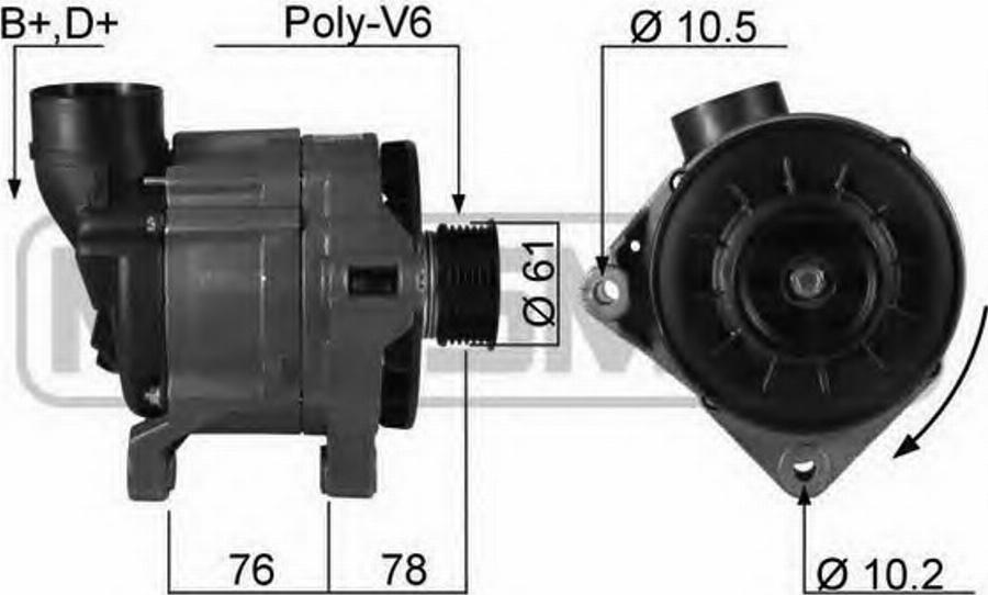 Messmer 210144 - Генератор avtokuzovplus.com.ua