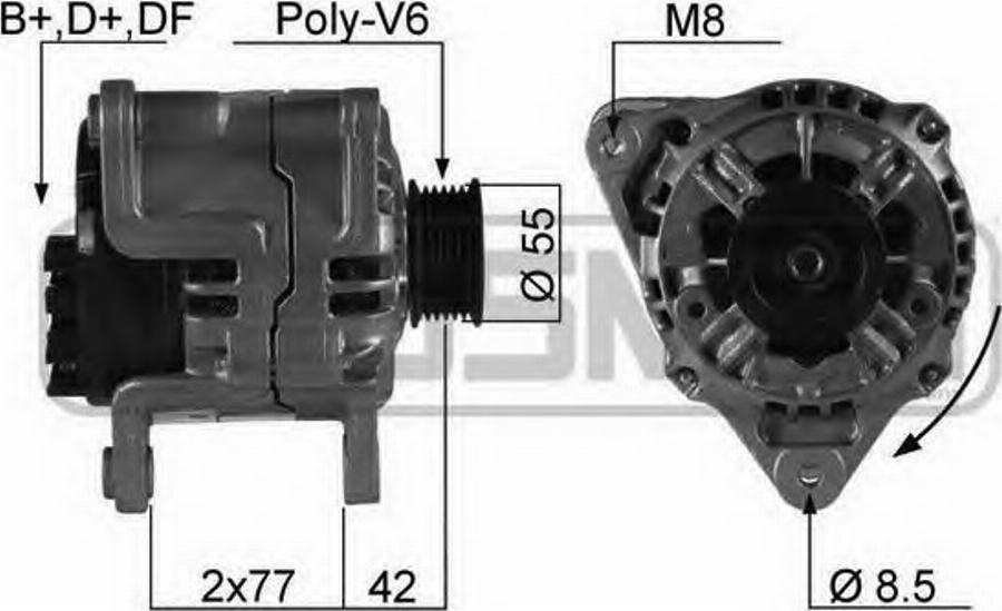 Messmer 210244 - Генератор avtokuzovplus.com.ua