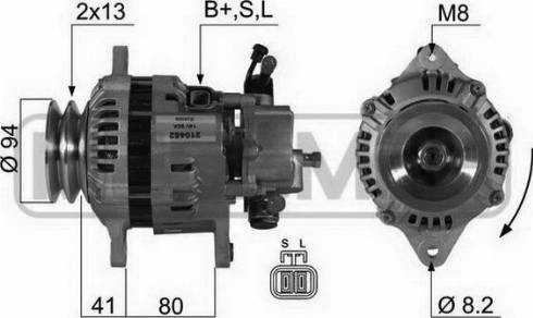 Messmer 210452A - Генератор autocars.com.ua