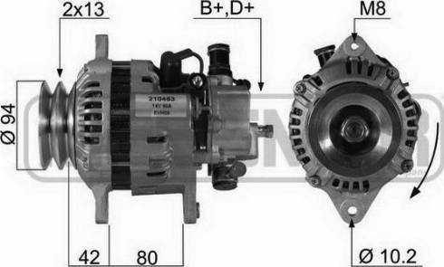 Messmer 210453A - Генератор autocars.com.ua