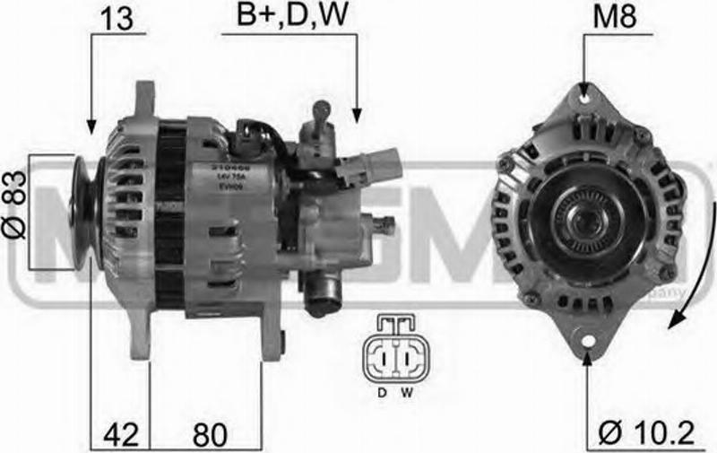 Messmer 210456 - Генератор autocars.com.ua