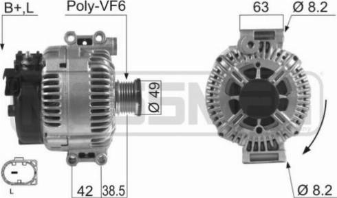 Messmer 210476R - Генератор avtokuzovplus.com.ua