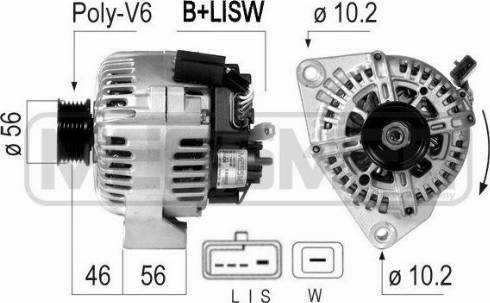 Messmer 210536R - Генератор autocars.com.ua