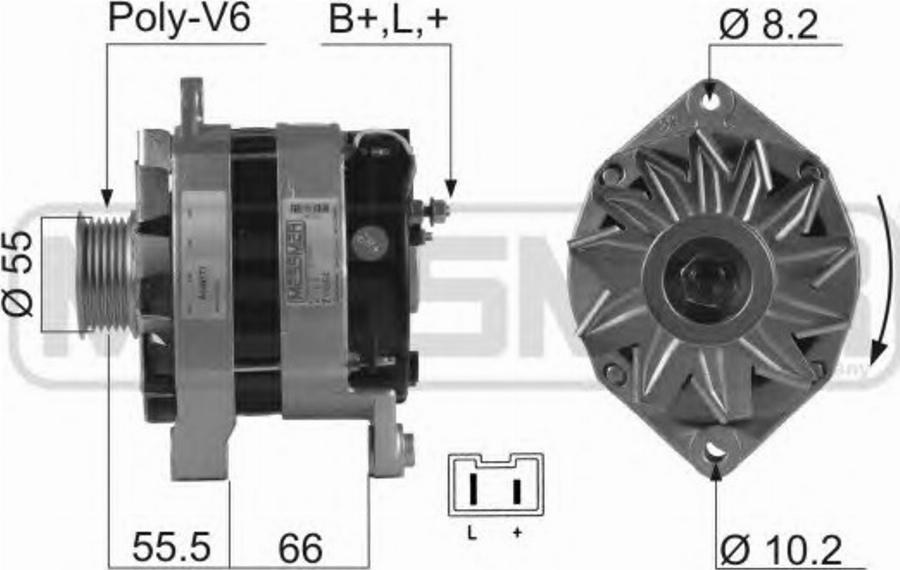 Messmer 210564 - Генератор autocars.com.ua