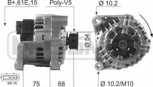 Messmer 210571A - Генератор autocars.com.ua